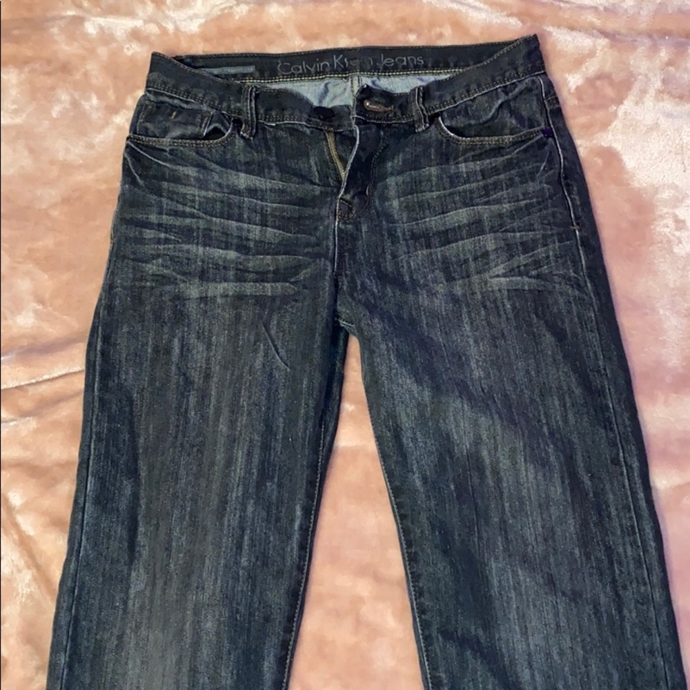 Calvin Klein Straight Jeans Size 14